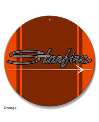 Oldsmobile Starfire Emblem 1961 - 1962 - Round Aluminum Sign - Vintage Emblem