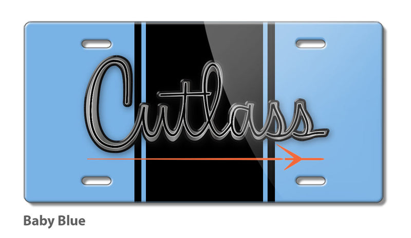Oldsmobile Cutlass Emblem 1961 - 1963 - License Plate - Vintage Emblem