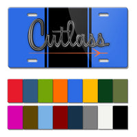 Oldsmobile Cutlass Emblem 1961 - 1963 - License Plate - Vintage Emblem
