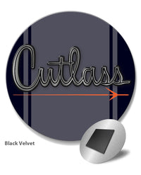 Oldsmobile Cutlass Emblem 1961 - 1963 - Round Fridge Magnet - Vintage Emblem