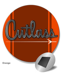 Oldsmobile Cutlass Emblem 1961 - 1963 - Round Fridge Magnet - Vintage Emblem