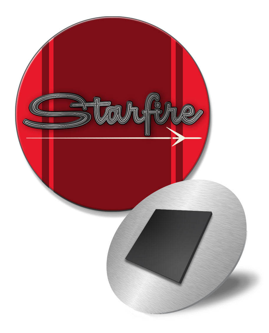 Oldsmobile Starfire Emblem 1963 - Round Fridge Magnet - Vintage Emblem