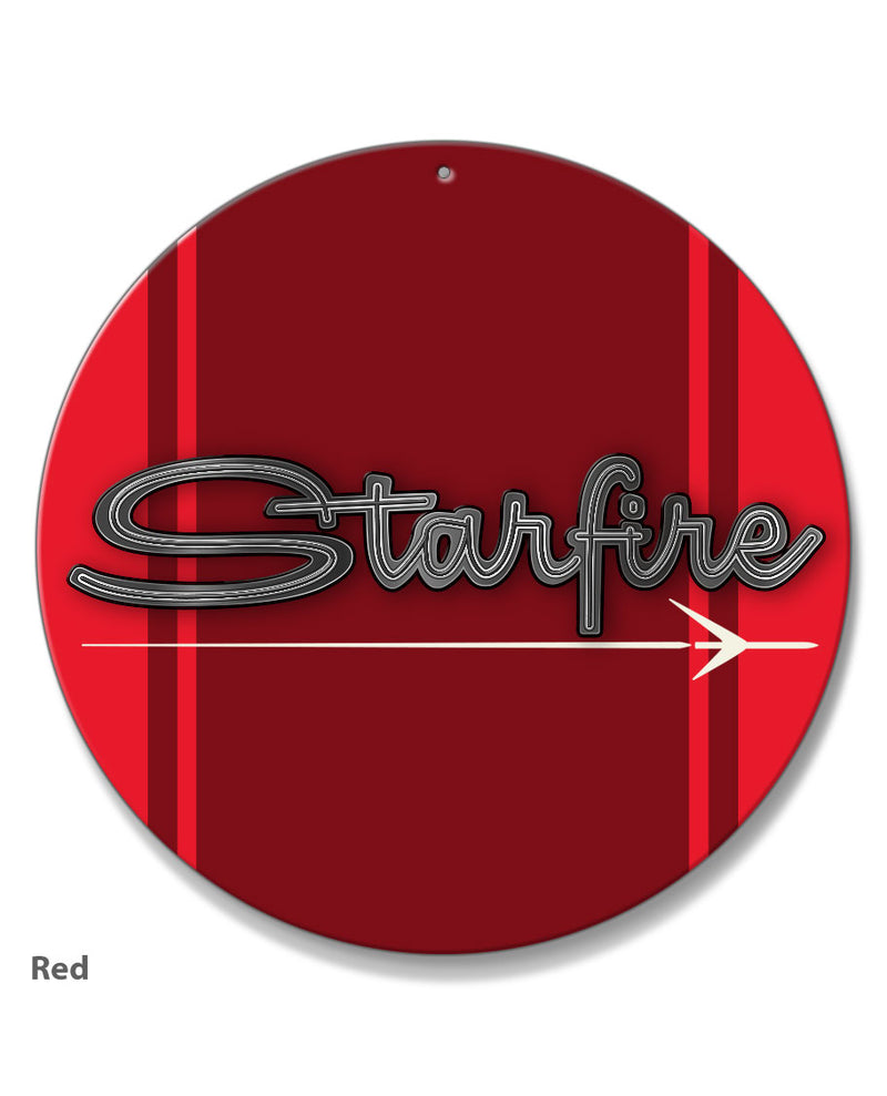Oldsmobile Starfire Emblem 1963 - Round Aluminum Sign - Vintage Emblem