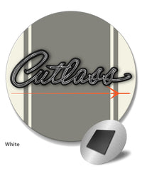 Oldsmobile Cutlass Emblem 1964 - 1969 - Round Fridge Magnet - Vintage Emblem