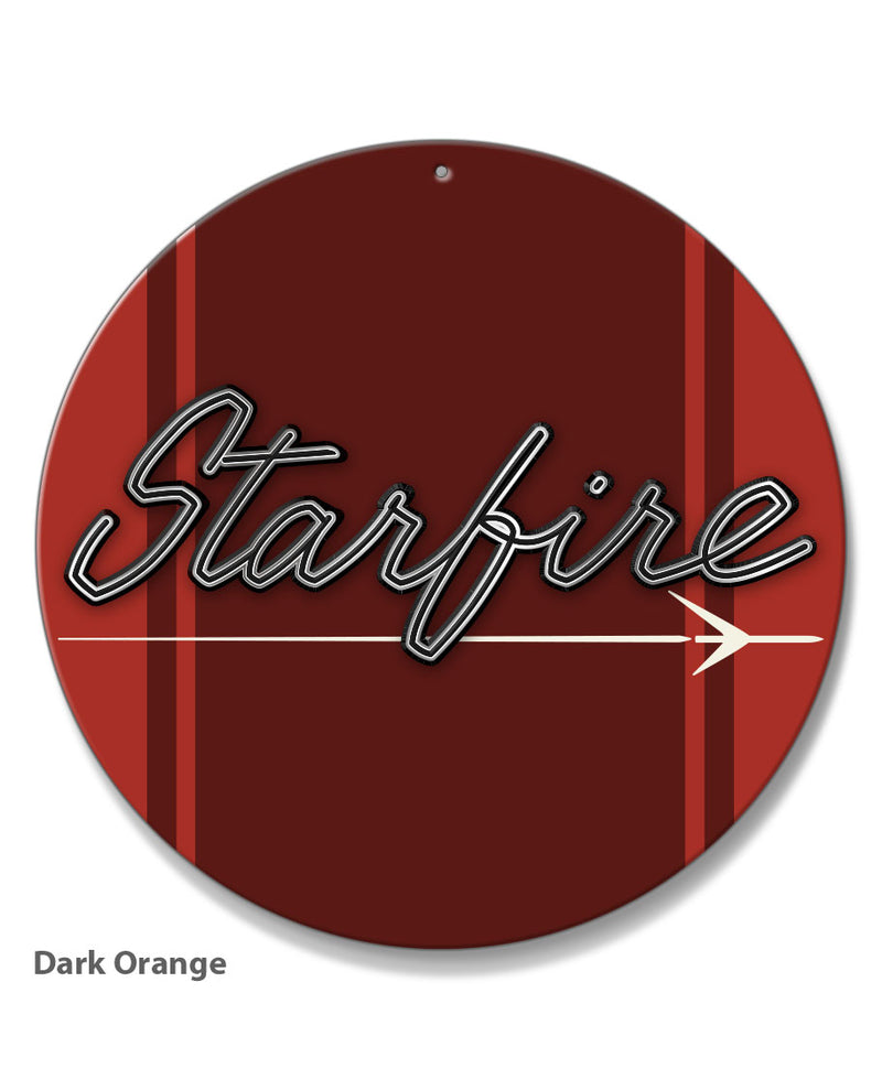 Oldsmobile Starfire Emblem 1964 - Round Aluminum Sign - Vintage Emblem