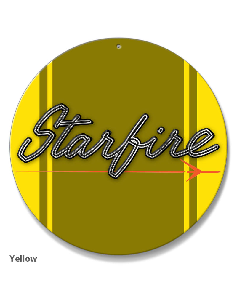 Oldsmobile Starfire Emblem 1964 - Round Aluminum Sign - Vintage Emblem