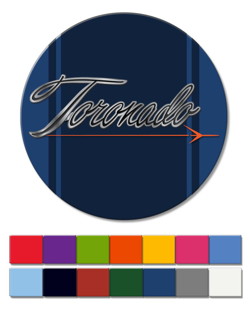 Oldsmobile Toronado Emblem 1968 - 1970 Round Fridge Magnet