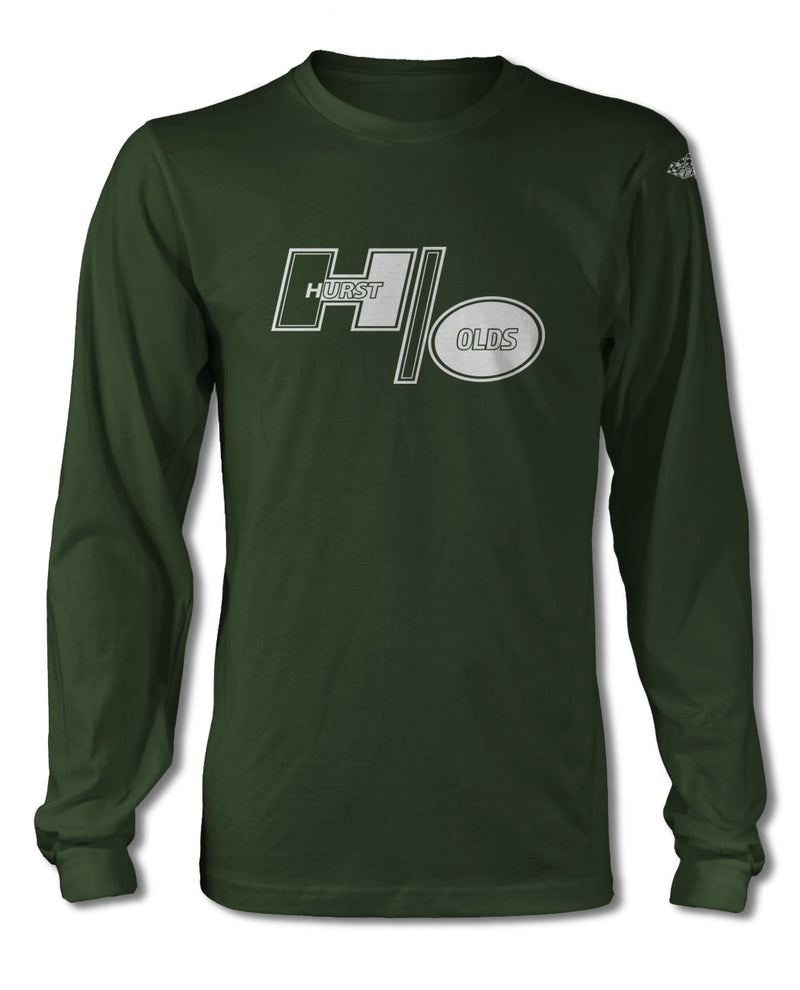 Oldsmobile HURST/OLDS Emblem 1969 - 1979 T-Shirt - Long Sleeves - Emblem