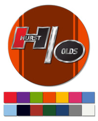 Oldsmobile HURST/OLDS Emblem 1969 - 1979 Round Fridge Magnet