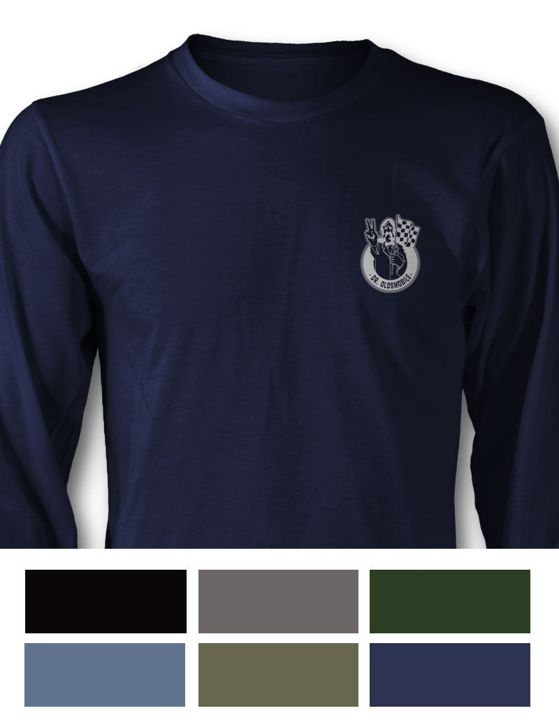 Dr. Oldsmobile Emblem 1969 Pocket T-Shirt - Long Sleeves - Emblem