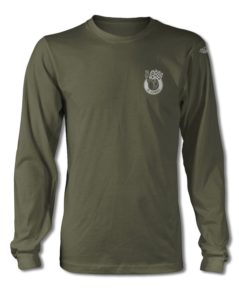 Dr. Oldsmobile Emblem 1969 Pocket T-Shirt - Long Sleeves - Emblem