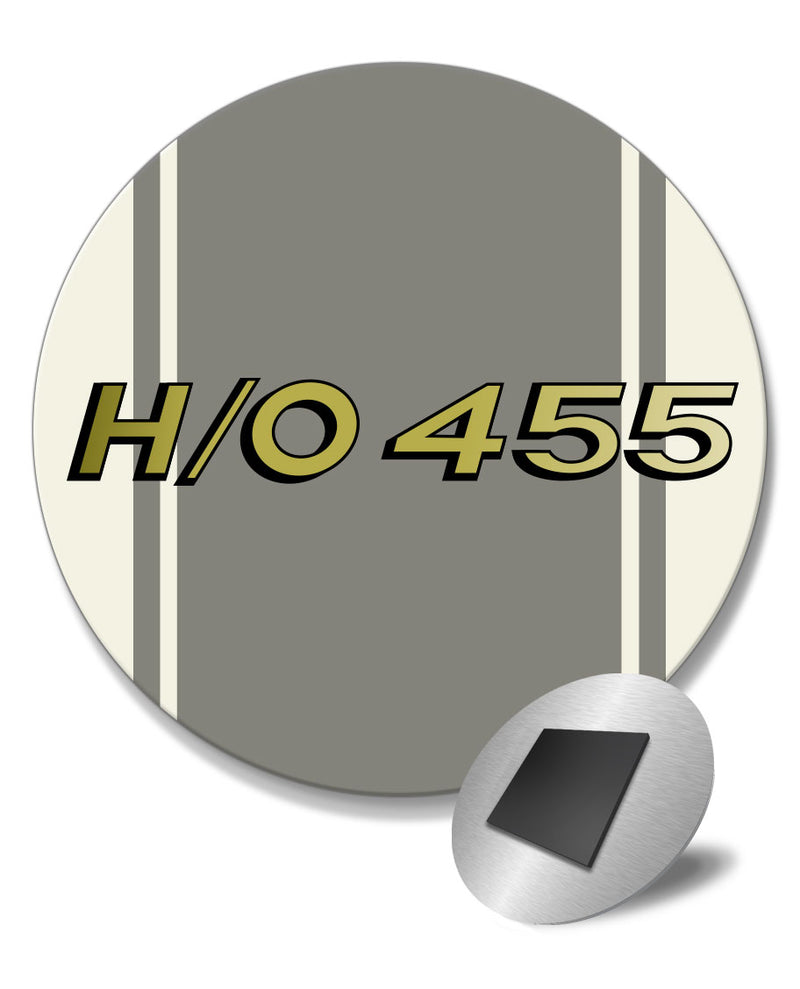 Oldsmobile H/O 455 Emblem 1969 Round Fridge Magnet