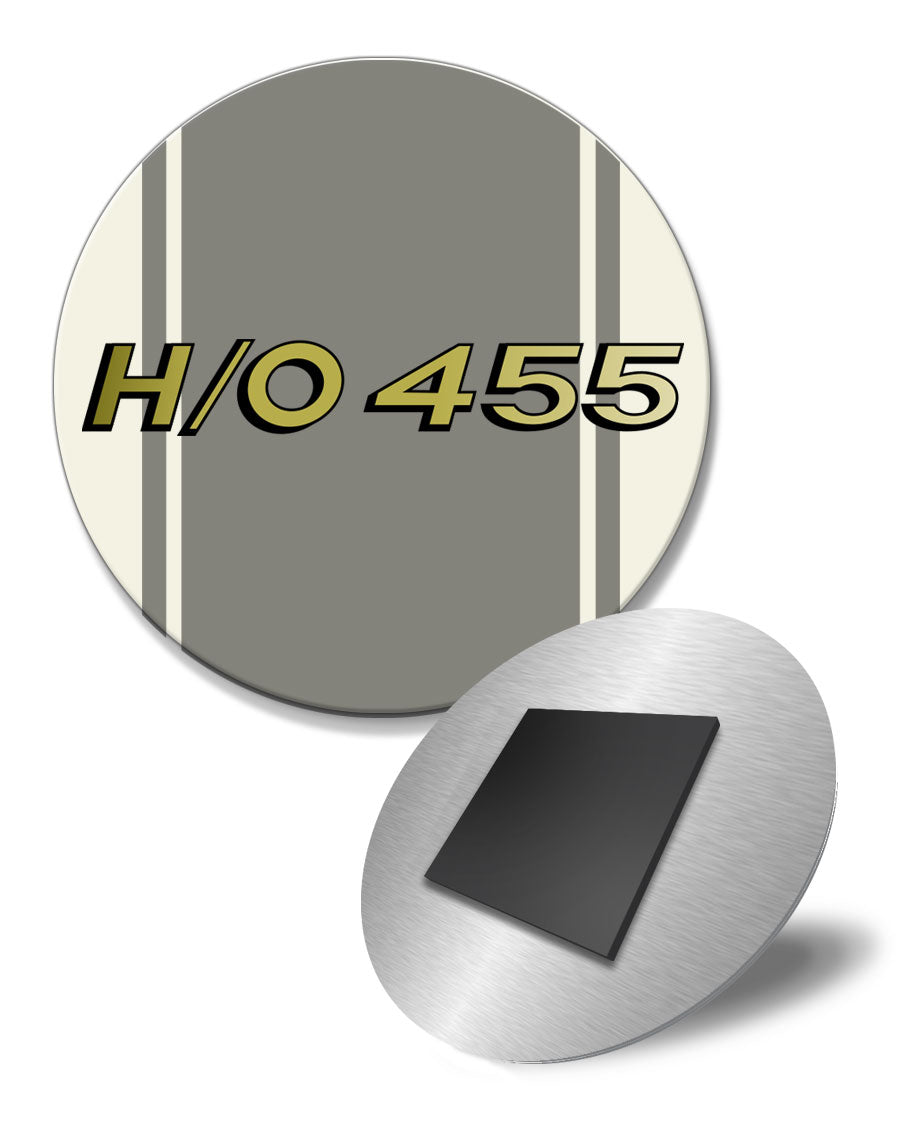 Oldsmobile H/O 455 Emblem 1969 Round Fridge Magnet