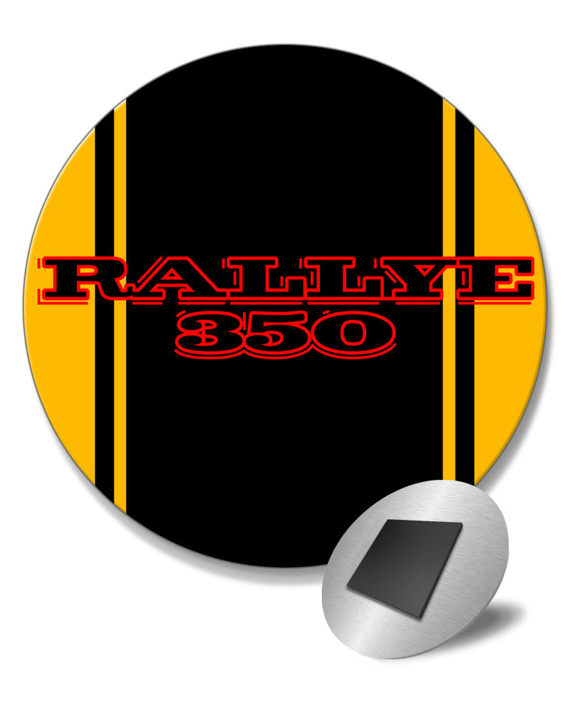 Oldsmobile Cutlass Rallye 350 Emblem 1970 Round Fridge Magnet