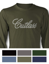 Oldsmobile Cutlass Emblem 1971 - 1977 T-Shirt - Long Sleeves - Emblem
