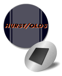 Oldsmobile HURST/OLDS Emblem 1984 Round Fridge Magnet