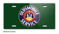 Oldsmobile Crest Service Rocket Round Emblem Novelty License Plate - Vintage Emblem