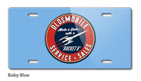 Oldsmobile Rocket Service & Sales Emblem Novelty License Plate - Vintage Emblem
