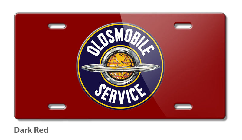 Oldsmobile Ringed Globe Emblem Novelty License Plate - Vintage Emblem