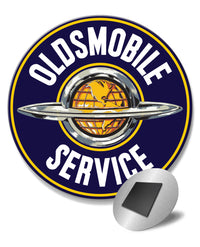 Oldsmobile Ringed Globe Emblem Round Fridge Magnet - Vintage Emblem