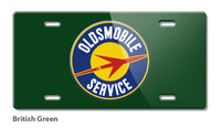 Oldsmobile Rocket Service Round Emblem Novelty License Plate - Vintage Emblem
