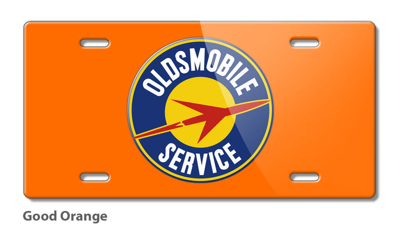 Oldsmobile Rocket Service Round Emblem Novelty License Plate - Vintage Emblem