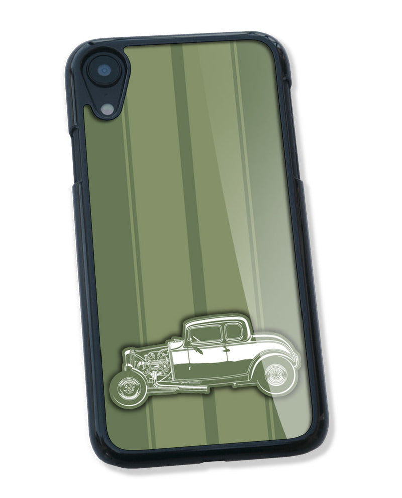 1932 Ford Coupe Milner’s Deuce American Graffiti Smartphone Case - Racing Stripes