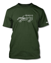 1944 Dodge WC-51 Weapons Carrier WWII T-Shirt - Men - Side View