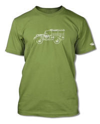 1944 Dodge WC-51 Weapons Carrier WWII T-Shirt - Men - Side View