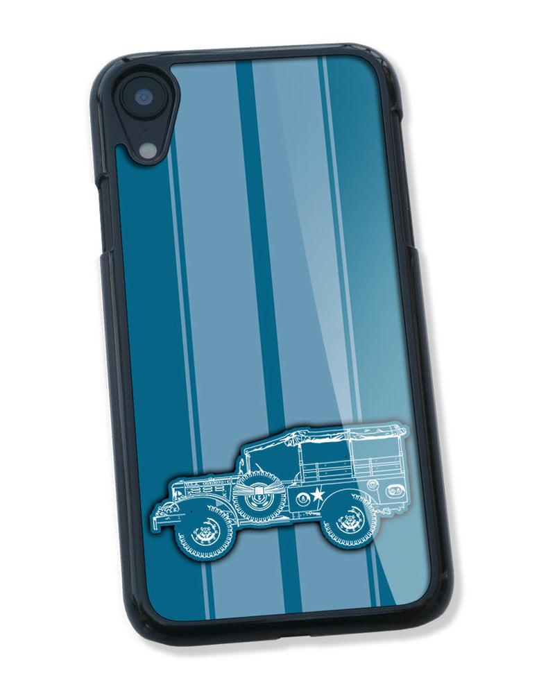 1944 Dodge WC-51 Weapons Carrier WWII Smartphone Case - Racing Stripes