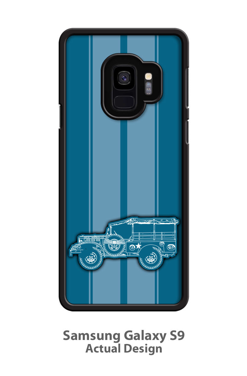 1944 Dodge WC-51 Weapons Carrier WWII Smartphone Case - Racing Stripes