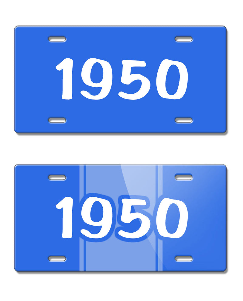 1950 Customizable - License Plate