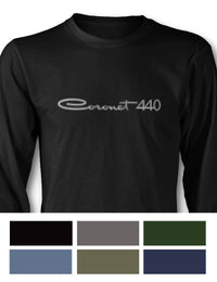 Dodge Coronet 440 1965 - 1966 Emblem T-Shirt - Long Sleeves - Emblem