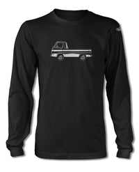 1965 Dodge A100 Pickup T-Shirt - Long Sleeves - Side View