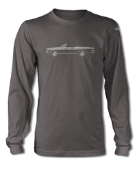 1965 Dodge Coronet 440 Convertible T-Shirt - Long Sleeves - Side View