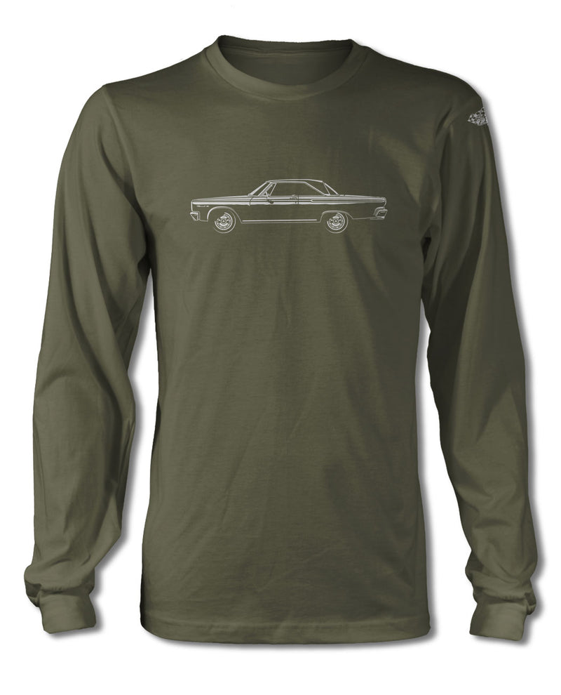 1965 Dodge Coronet 440 Hardtop T-Shirt - Long Sleeves - Side View