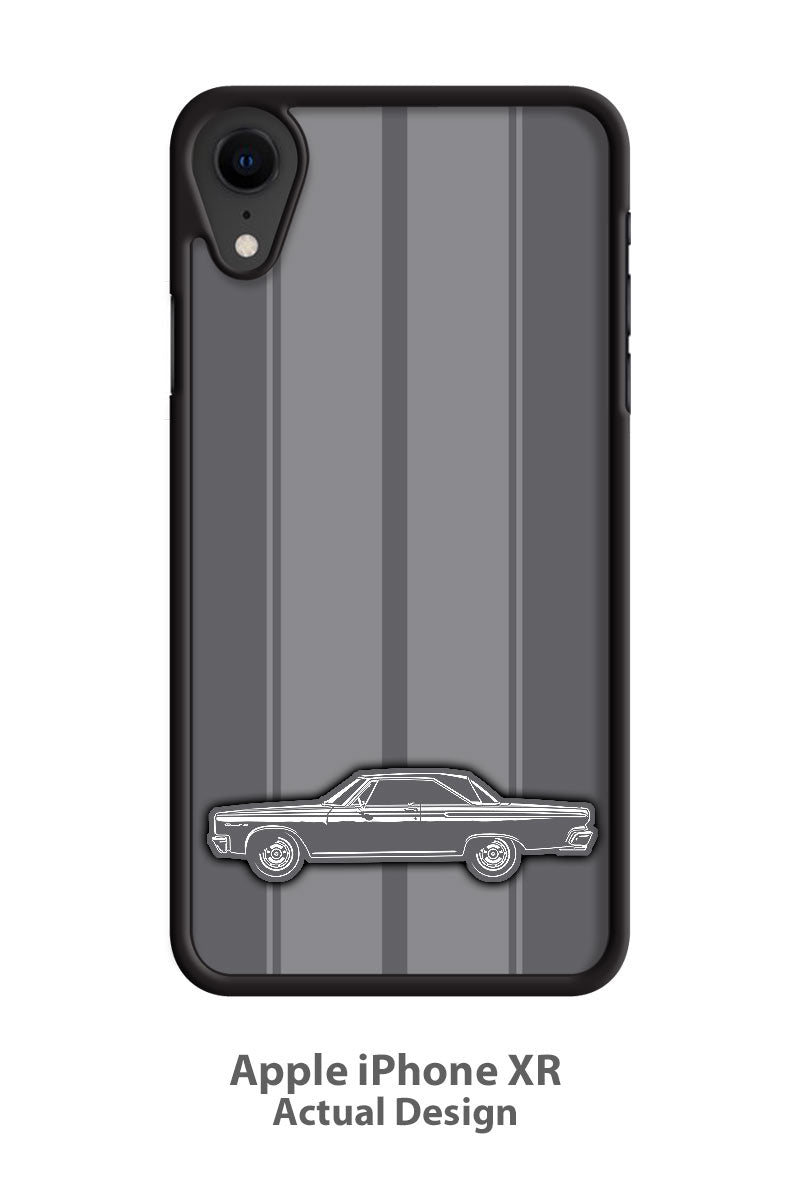 1965 Dodge Coronet 440 Hardtop Smartphone Case - Racing Stripes