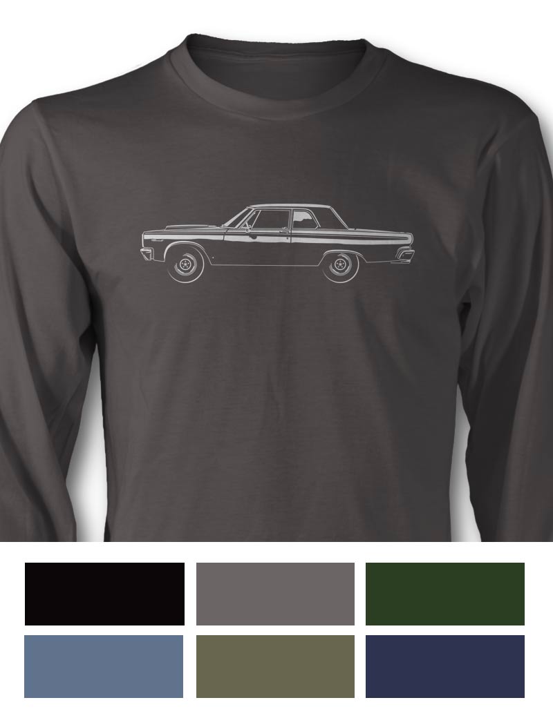 1965 Dodge Coronet Code A990 T-Shirt - Long Sleeves - Side View