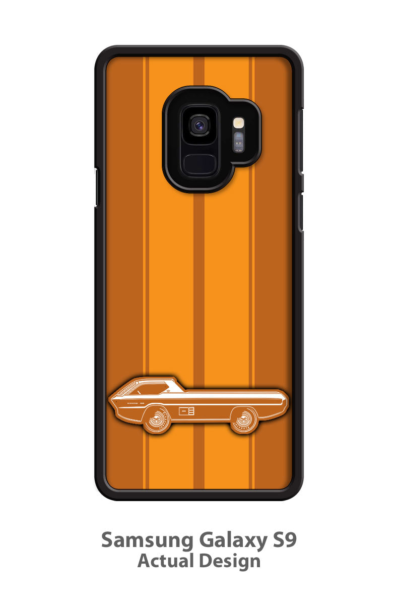 1965 Dodge Deora Showcar pickup A100 Smartphone Case - Racing Stripes