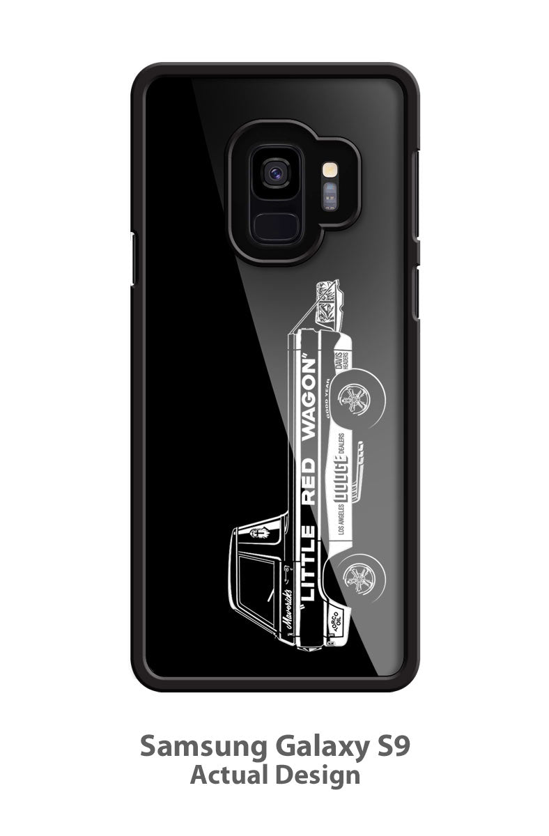 1965 Dodge A100 Pickup "Little Red Wagon" Dragster Smartphone Case - Side View