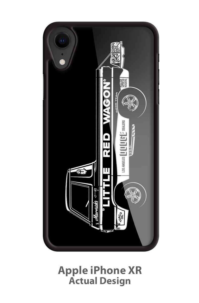 1965 Dodge A100 Pickup "Little Red Wagon" Dragster Smartphone Case - Side View