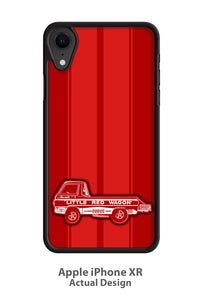 1965 Dodge A100 Pickup "Little Red Wagon" Dragster Smartphone Case - Racing Stripes