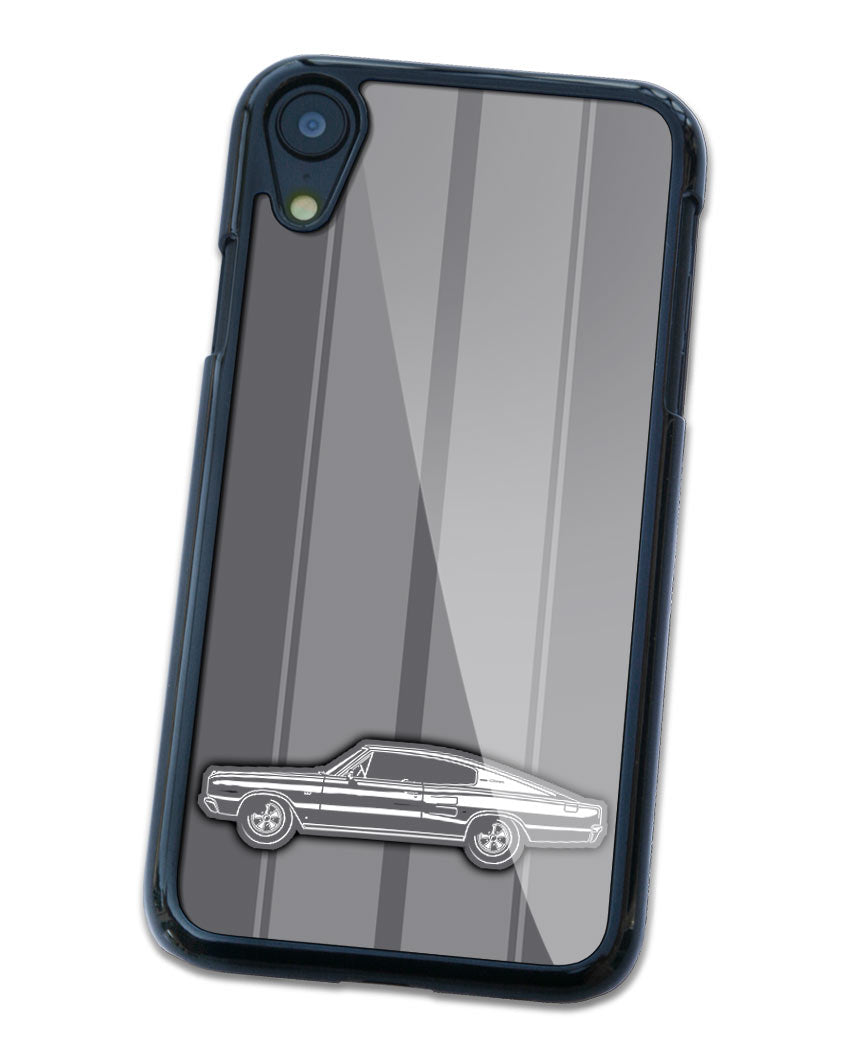 1966 Dodge Charger Coupe Smartphone Case - Racing Stripes