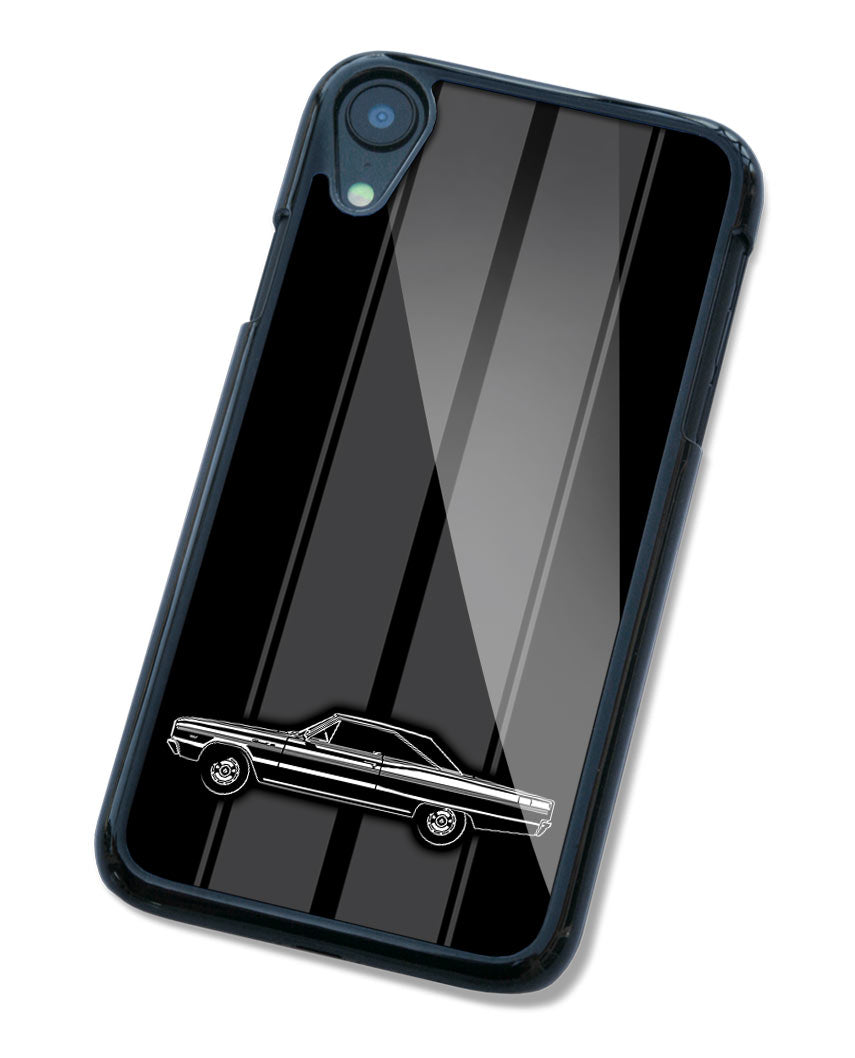 1966 Dodge Coronet 440 383 ci Hardtop Smartphone Case - Racing Stripes