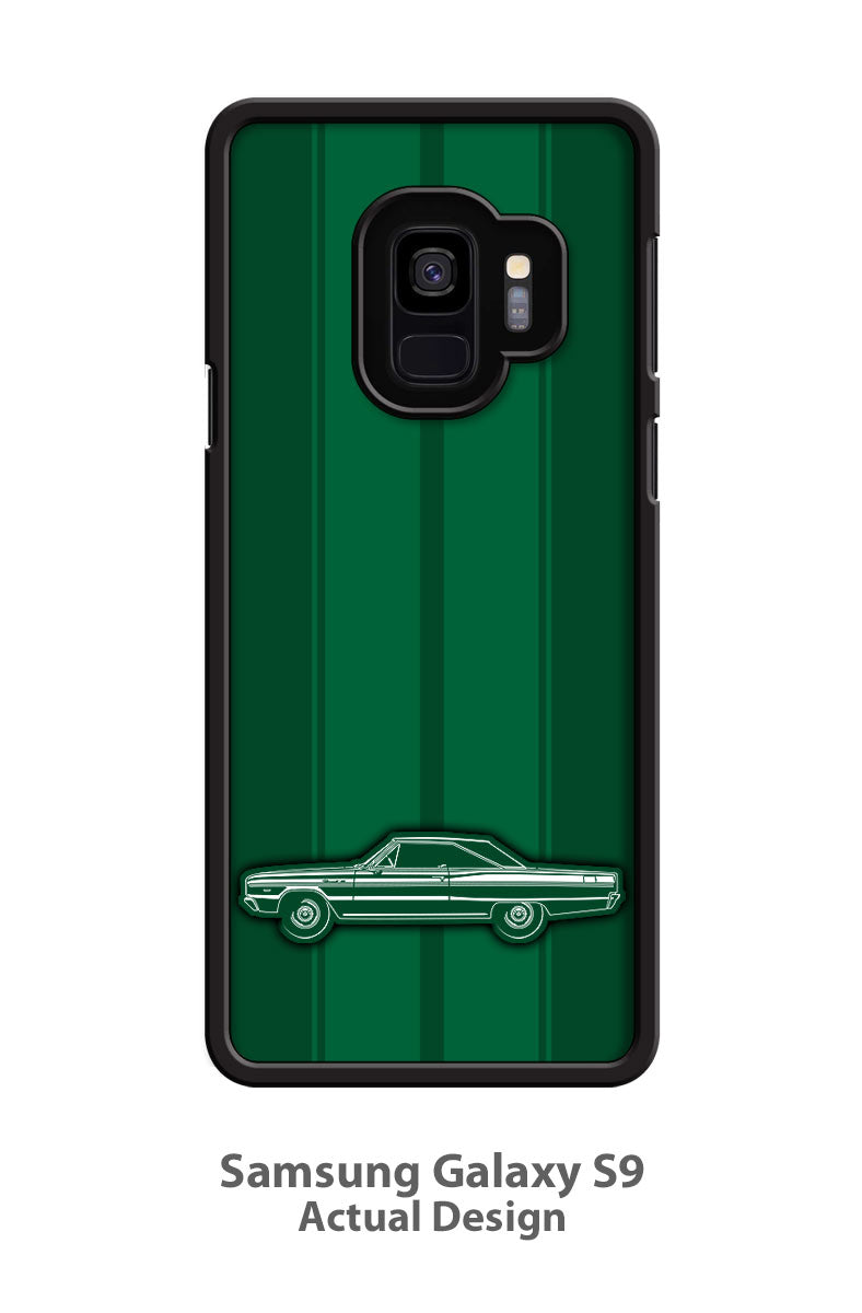 1966 Dodge Coronet 440 426 Hemi Hardtop Smartphone Case - Racing Stripes