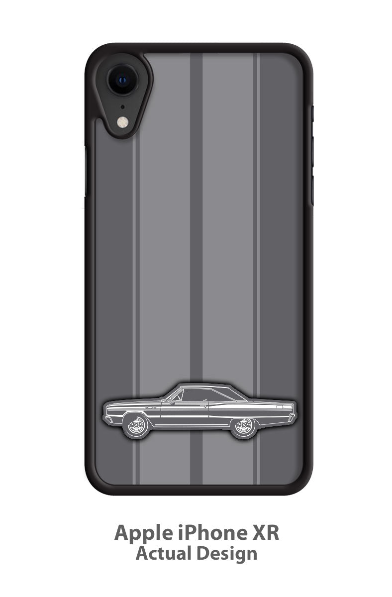 1966 Dodge Coronet 440 Hardtop Smartphone Case - Racing Stripes