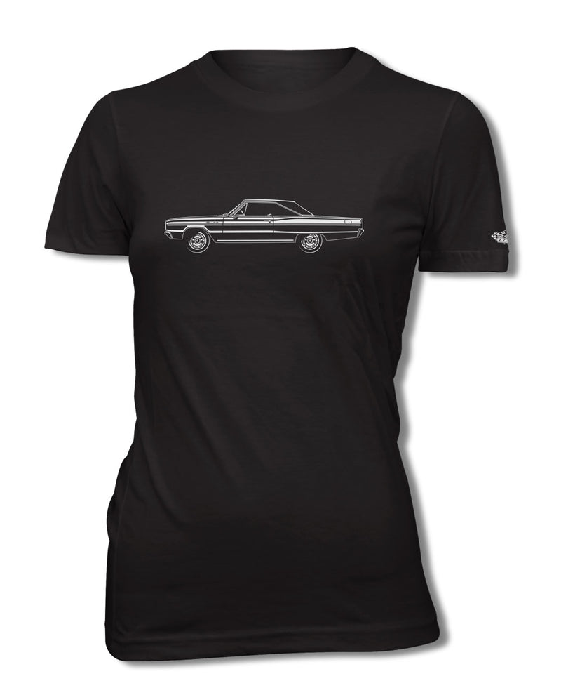 1966 Dodge Coronet 440 Hardtop T-Shirt - Women - Side View