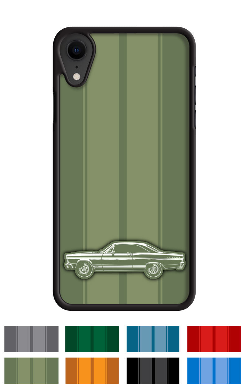 1967 Ford Fairlane 500 Hardtop Smartphone Case - Racing Stripes