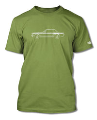1966 Ford Mustang Base Coupe T-Shirt - Men - Side View
