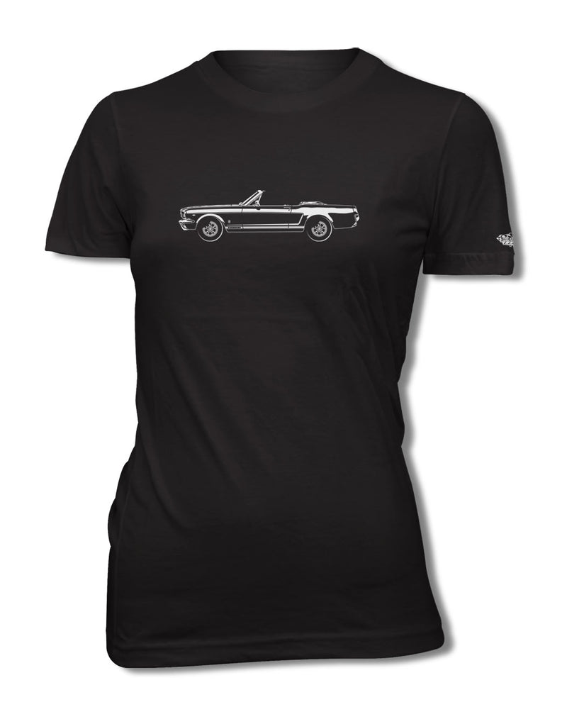 1966 Ford Mustang GT Convertible T-Shirt - Women - Side View
